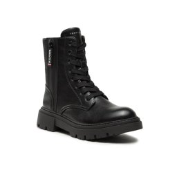 Tommy Hilfiger Csizma T3A5-33026-1355999 S Fekete