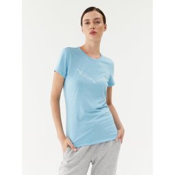 Salewa Technikai póló Solid Dry W 27019 Kék Regular Fit