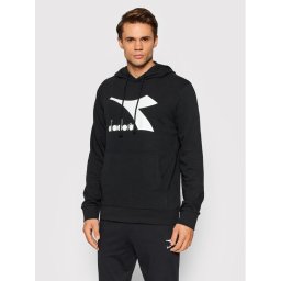 Diadora Pulóver Big Logo 102.177089 Fekete Regular Fit