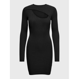 ONLY Kötött ruha Liza 15267964 Fekete Slim Fit