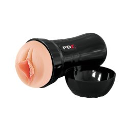 Wet Pussies Super Luscious Lips - élethű műpunci (natúr)