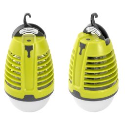 Rovarirtós kempinglámpa 2-in-1 LED világítással és szúnyogcsapdával - zöld (CZ2927)