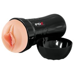 PDX Wet Pussies Super Luscious Lips - élethű műpunci maszturbátor (testszínű)