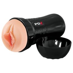 PDX Wet Pussies Super Luscious Lips - élethű műpunci maszturbátor (testszínű)