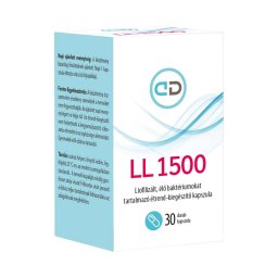 LL 1500 liofilizált élő baktériumokat tartalmazó étrend-kiegészítő kapszula 30x