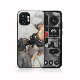 PROTEMIO MY ART Védőburkolat a Nothing Phone 1-hez GREY MARBLE (140)