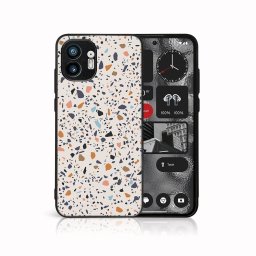 PROTEMIO MY ART Védőburkolat a Nothing Phone 1 BEIGE TERRAZZO-hoz (162)