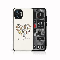 PROTEMIO MY ART Védőburkolat a Nothing Phone 1-hez BUTTERFLIES (240)