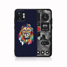 PROTEMIO MY ART Védőburkolat a Nothing Phone 1-hez LION (246)