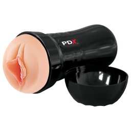 PDX Wet Pussies Super Luscious Lips - élethű műpunci maszturbátor (testszínű)