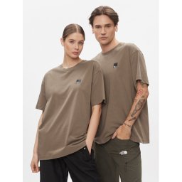 Jack Wolfskin Póló Eschenheimer T 1809092 Barna Regular Fit