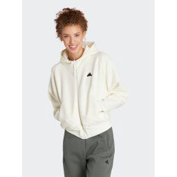 adidas Pulóver Z.N.E. IS3918 Fehér Loose Fit