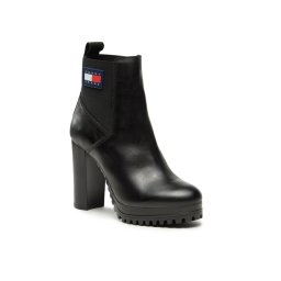 Tommy Jeans Bokacsizma Tjw New Ess High Heel Boot EN0EN02439 Fekete