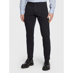 Tommy Hilfiger Szövet nadrág Hampton MW0MW29663 Sötétkék Tapered Fit