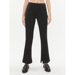 Weekend Max Mara Szövet nadrág Goya 2357860433 Fekete Straight Fit