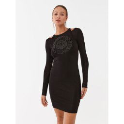 Just Cavalli Koktélruha 75PAO9A4 Fekete Slim Fit