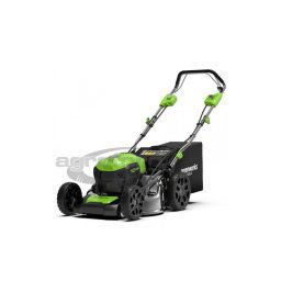 Fűnyíró fűgyűjtős, akkumulátoros, önjáró Greenworks GD40LM46SPK4 40 v, 46 cm, akku- és töltővel