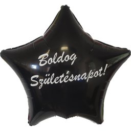 Öntapadós matrica - Boldog születésnapot - Fehér