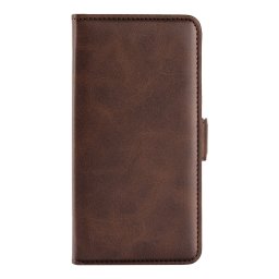 SIDE Pénztárca tok Oppo Reno12 5G-hoz sötétbarna