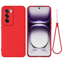 RUBBER Védőtok Oppo Reno12-hez Pro 5G piros