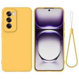 RUBBER Védőburkolat Oppo Reno12-hez Pro 5G sárga