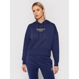 DKNY Sport Pulóver DP1T8221 Sötétkék Relaxed Fit