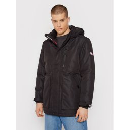 Tommy Jeans Parka Tech DM0DM11180 Fekete Regular Fit