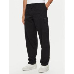 Calvin Klein Jeans Szövet nadrág J30J326848 Fekete Straight Fit