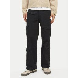 Jack&Jones Szövet nadrág Bill 12258307 Fekete Relaxed Fit