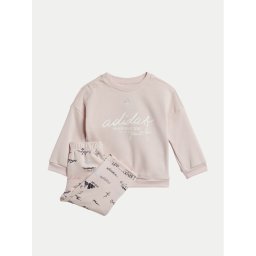 adidas Melegítő Brand Love IV7056 Rózsaszín Loose Fit
