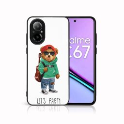 PROTEMIO MY ART Védőburkolat a Realme-hoz C67 BEAR (177)
