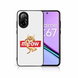 PROTEMIO MY ART Védőburkolat a Realme-hoz C67 MEOW (183)