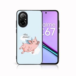 PROTEMIO MY ART Védőburkolat a Realme-hoz C67 PIG (186)