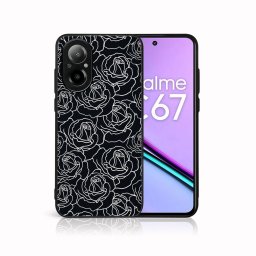 PROTEMIO MY ART Védőburkolat a Realme-hoz C67 ROSES (172)