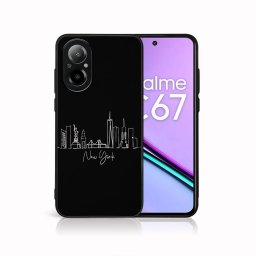 PROTEMIO MY ART Védőburkolat a Realme-hoz C67 NEW YORK (207)