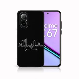 PROTEMIO MY ART Védőburkolat a Realme-hoz C67 SAN FRANCISCO (212)