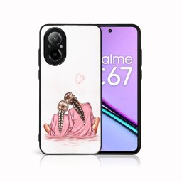 PROTEMIO MY ART Védőburkolat a Realme-hoz C67 LÁNYA (114)