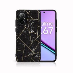 PROTEMIO MY ART Védőburkolat a Realme-hoz C67 POLYGONAL (150)
