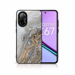 PROTEMIO MY ART Védőburkolat a Realme-hoz C67 BÉZS (151)