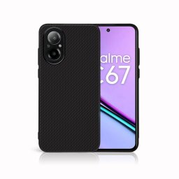 PROTEMIO MY ART Védőburkolat a Realme-hoz C67 CARBON (231)