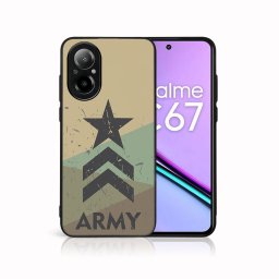 PROTEMIO MY ART Védőburkolat a Realme-hoz C67 ARMY (236)