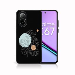 PROTEMIO MY ART Védőburkolat a Realme C67 MONSTERA (194) számára