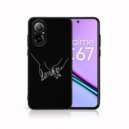 PROTEMIO MY ART Védőburkolat a Realme-hoz C67 HANDS (X51)