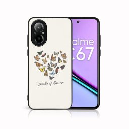 PROTEMIO MY ART Védőburkolat a Realme-hoz C67 BUTTERFLIES (240)