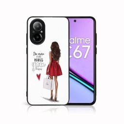 PROTEMIO MY ART Védőburkolat a Realme-hoz C67 RED DRESS (137)