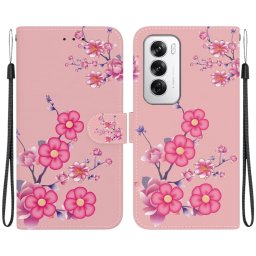 ART Pénztárcahuzat Oppo Reno12-hez 5G CSERESZNYA BLOSSOM