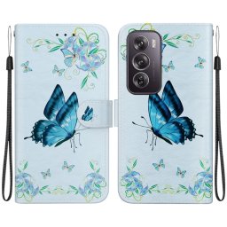 ART Pénztárcahuzat Oppo Reno12-hez Pro 5G BLUE BUTTERFLY