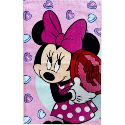 Minnie kéztörlő, arctörlő, törölköző 30x50 cm Nr 01
