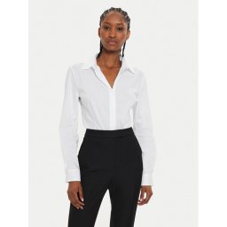 Boss Ing Bashinah 50499433 Fehér Slim Fit