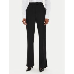 Boss Szövet nadrág Tubeka4 50518874 Fekete Slim Fit